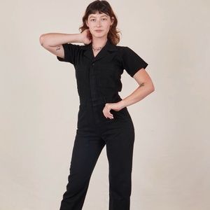 Big Bud Press- short sleeve jumpsuit black XS